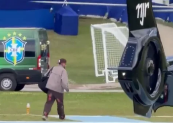 Neymar é ausência em treino e faz exames em Teresópolis