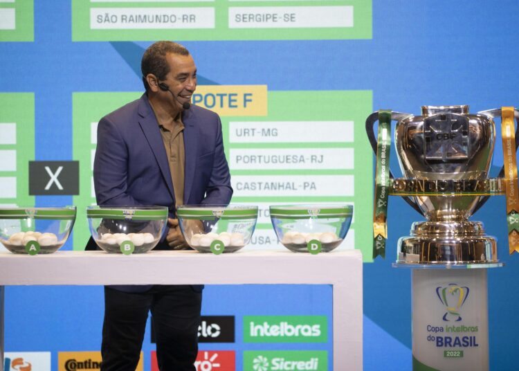 O sorteio das oitavas de final da Copa do Brasil será realizado nesta quinta-feira