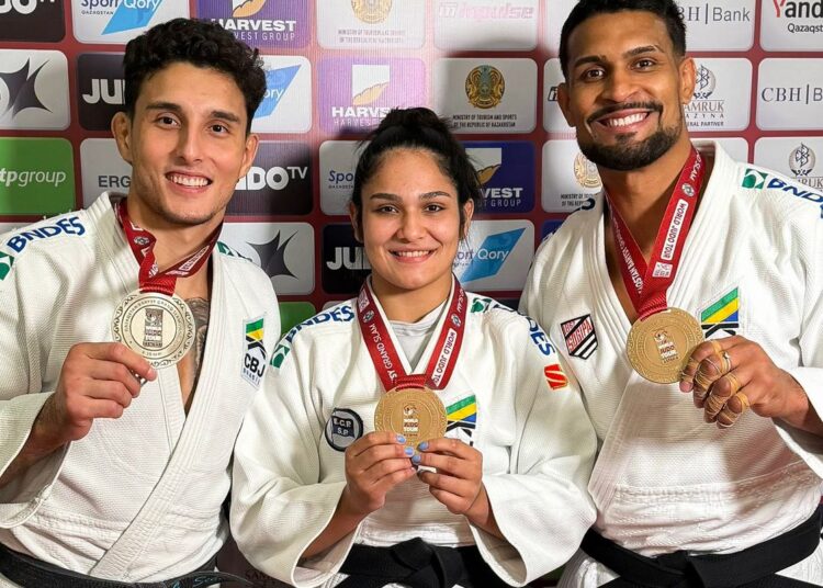 Brasil conquista sete medalhas no Grand Slam de Astana no Cazaquistão